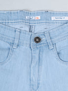light blue baggy fit cargo denim jeans