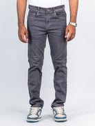 stone grey slim fit denim jeans