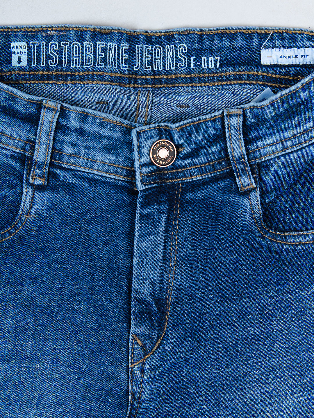 blue denim jeans