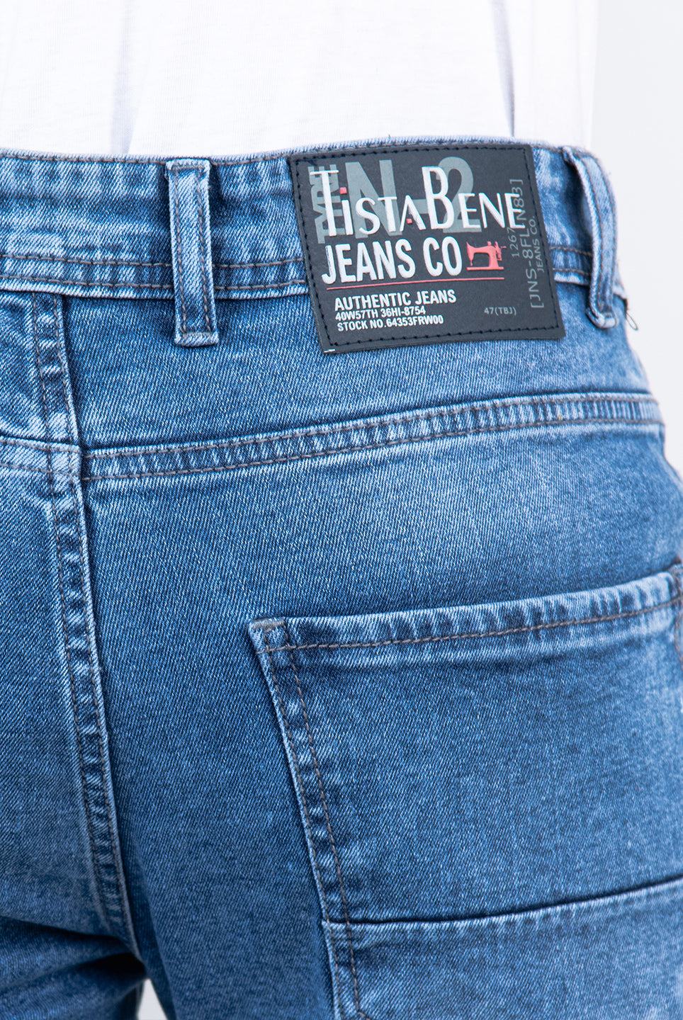 regular fit denim jeans