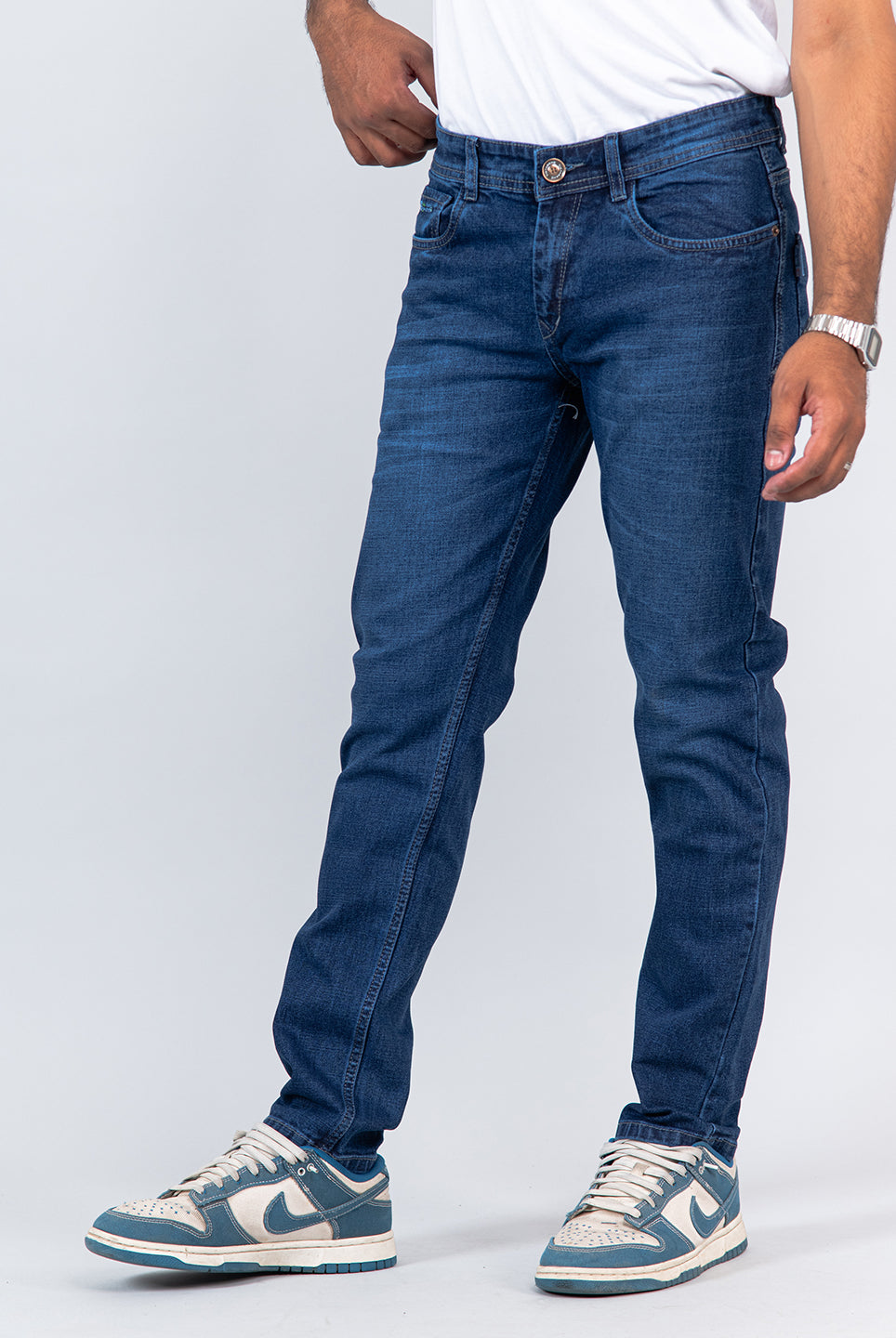 wide leg denim jeans