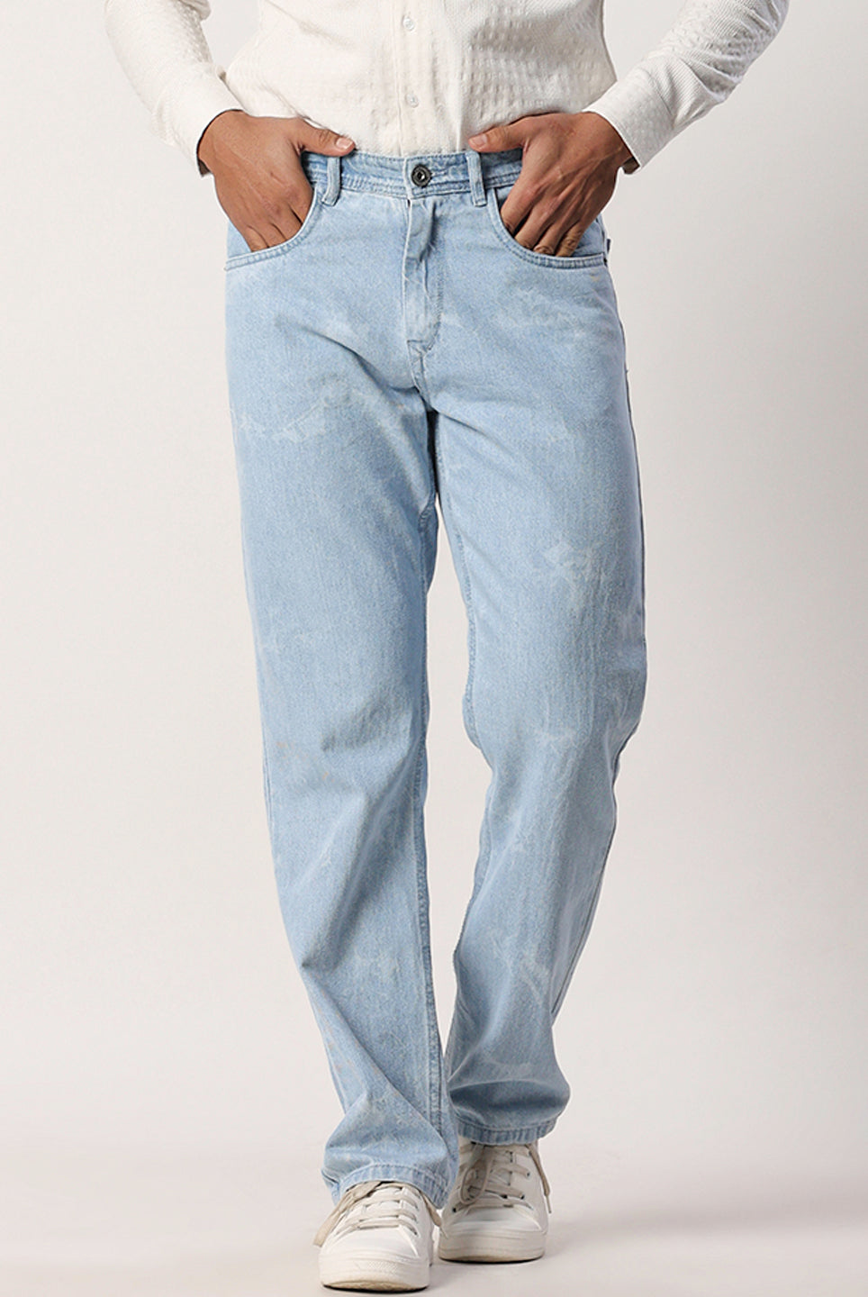 light blue denim jeans 