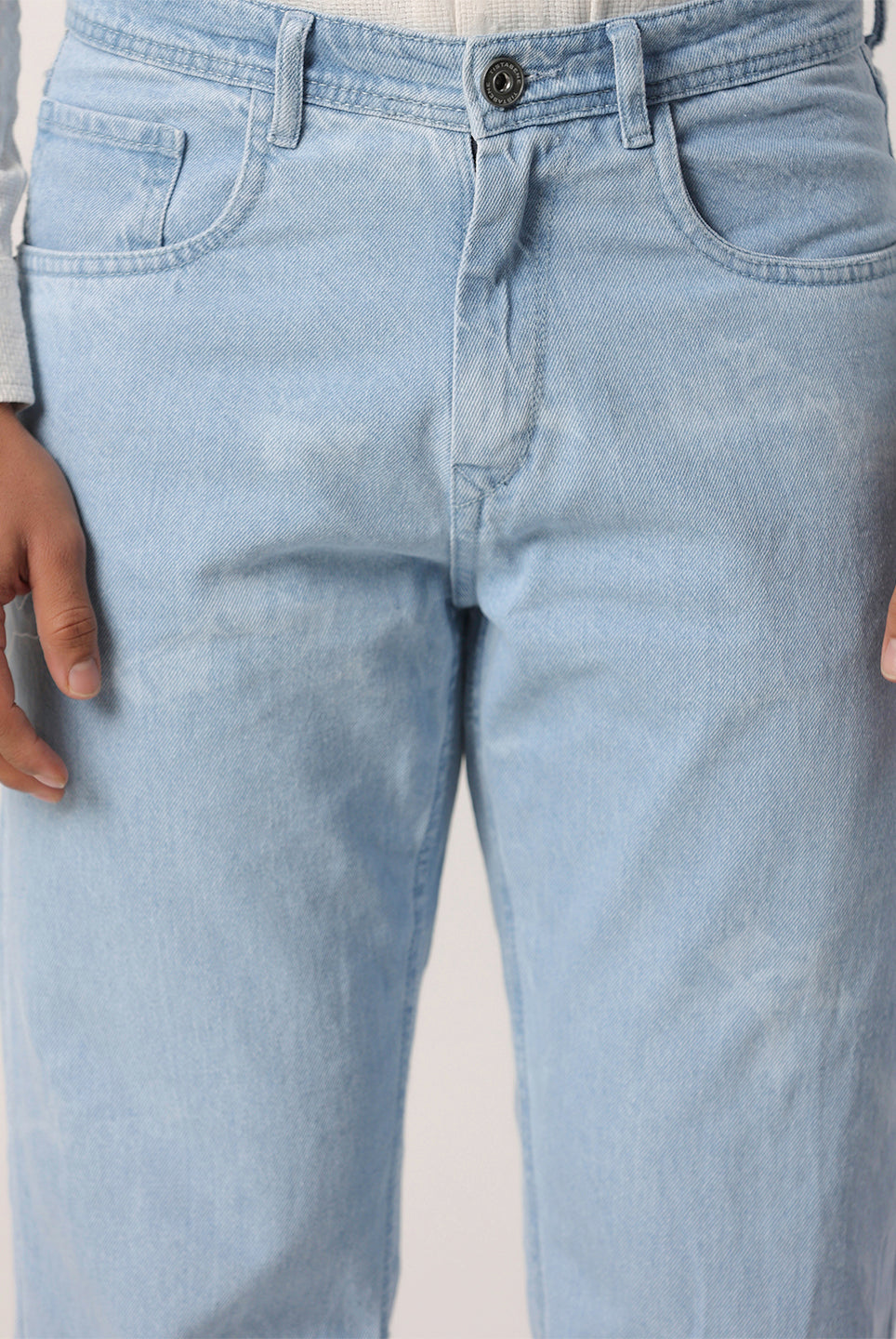light wash denim jeans mens