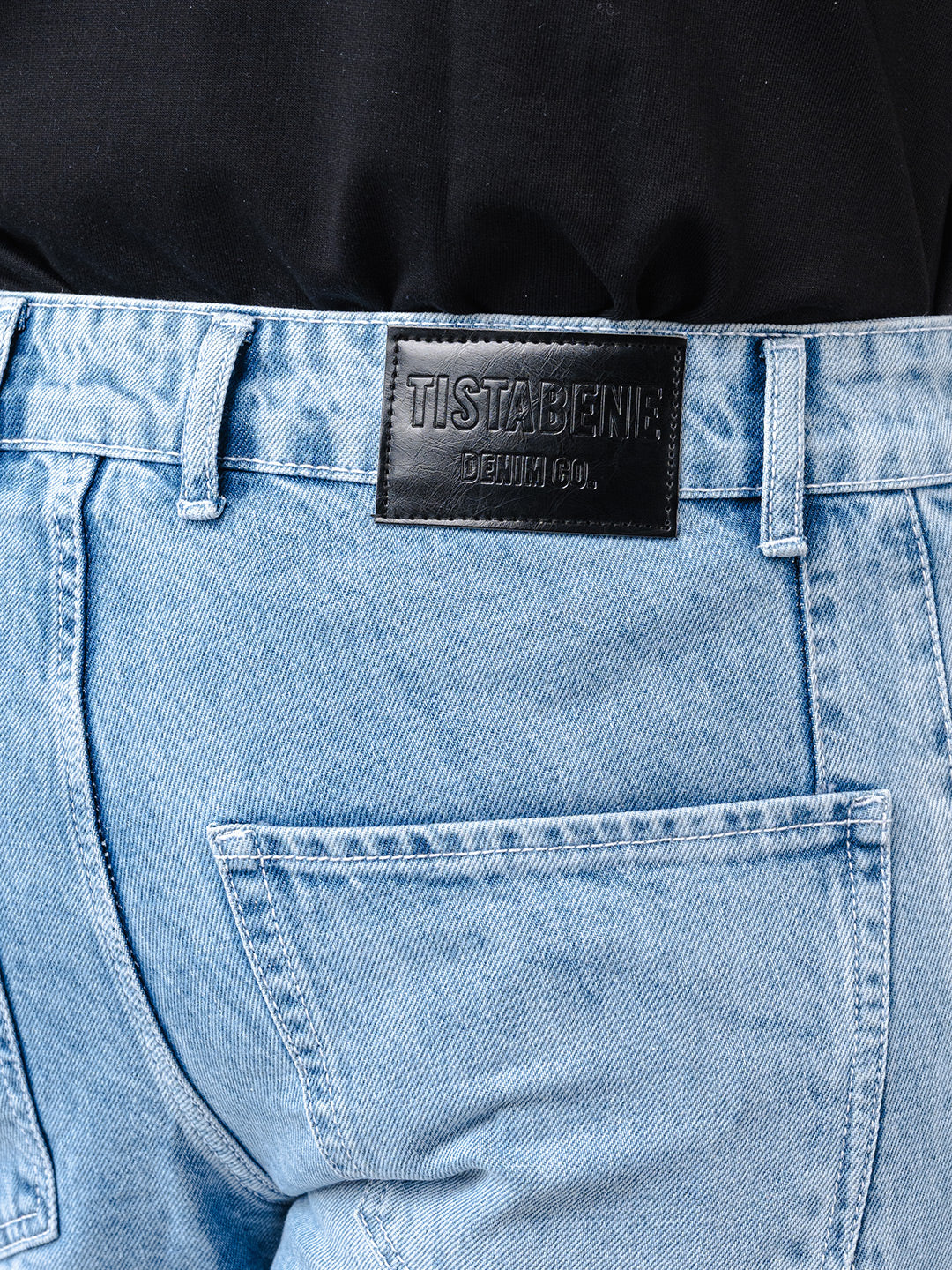 Ice Blue Boot-cut Denim Jeans