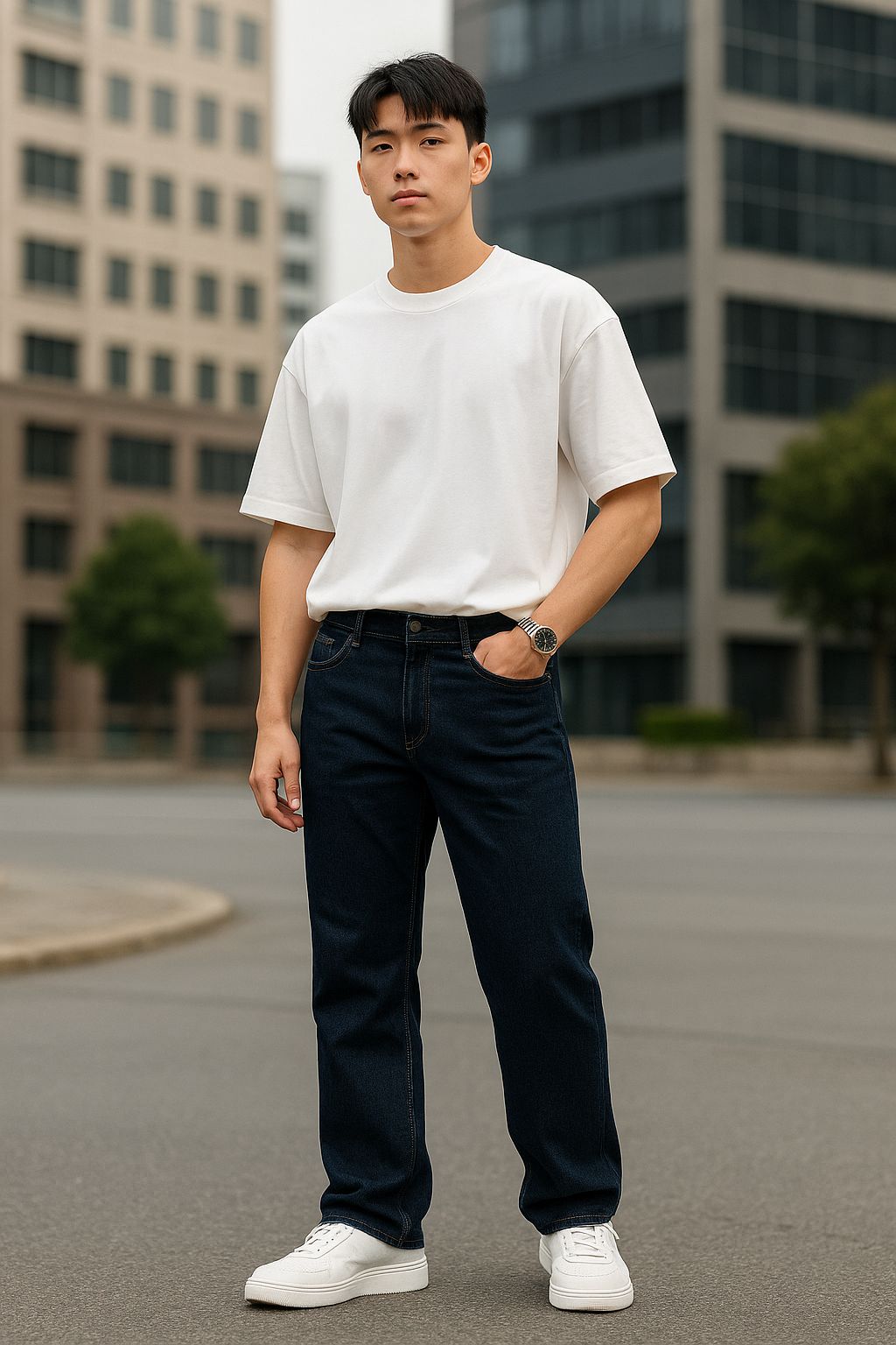 Carbon Black Boot-cut Denim Jeans