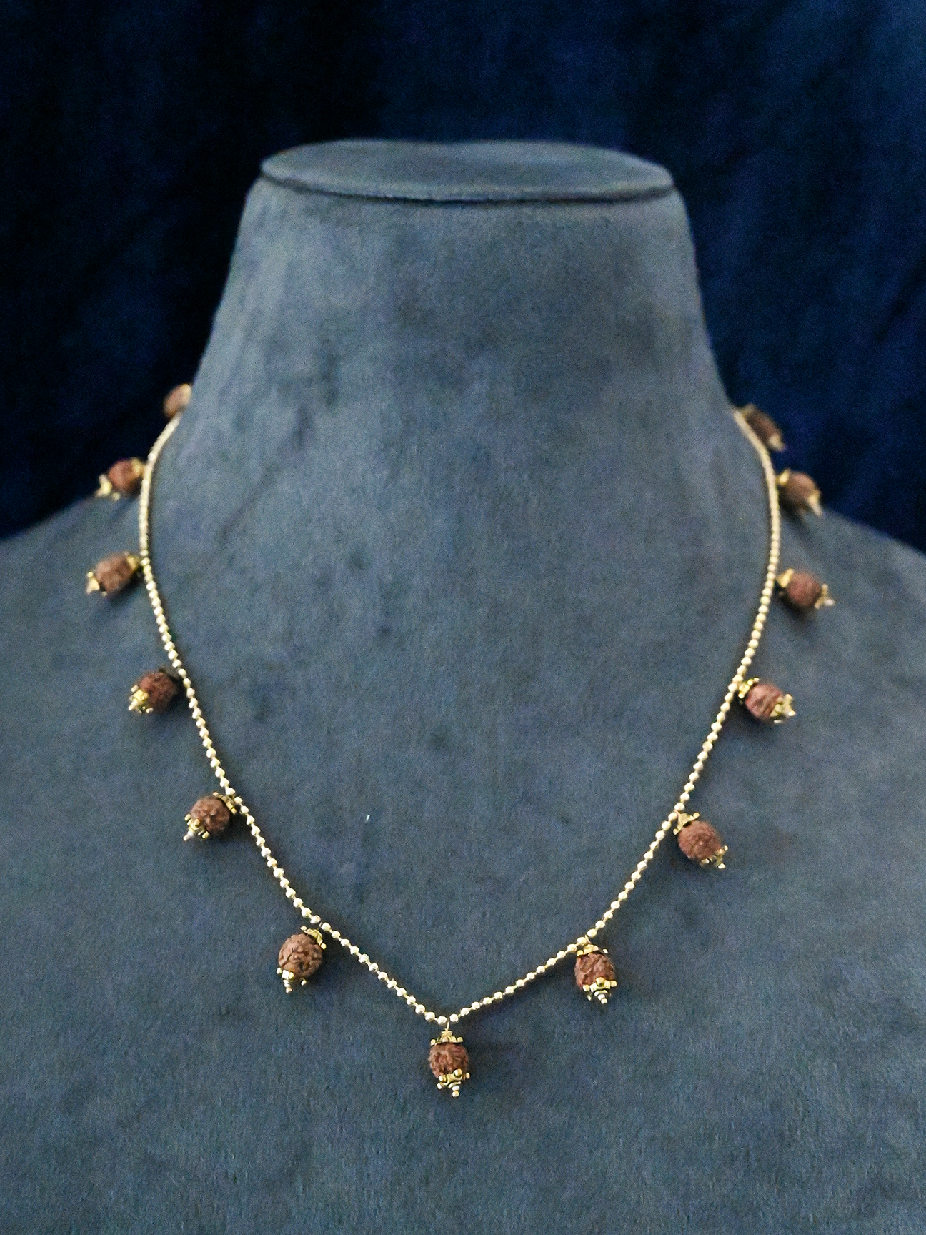 Symbols Ethnic Beaded Mens Necklace