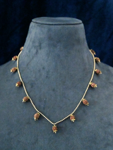 Symbols Ethnic Beaded Mens Necklace