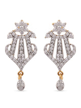 Designer American Diamond Two Tone Plated Mangalsutra Set