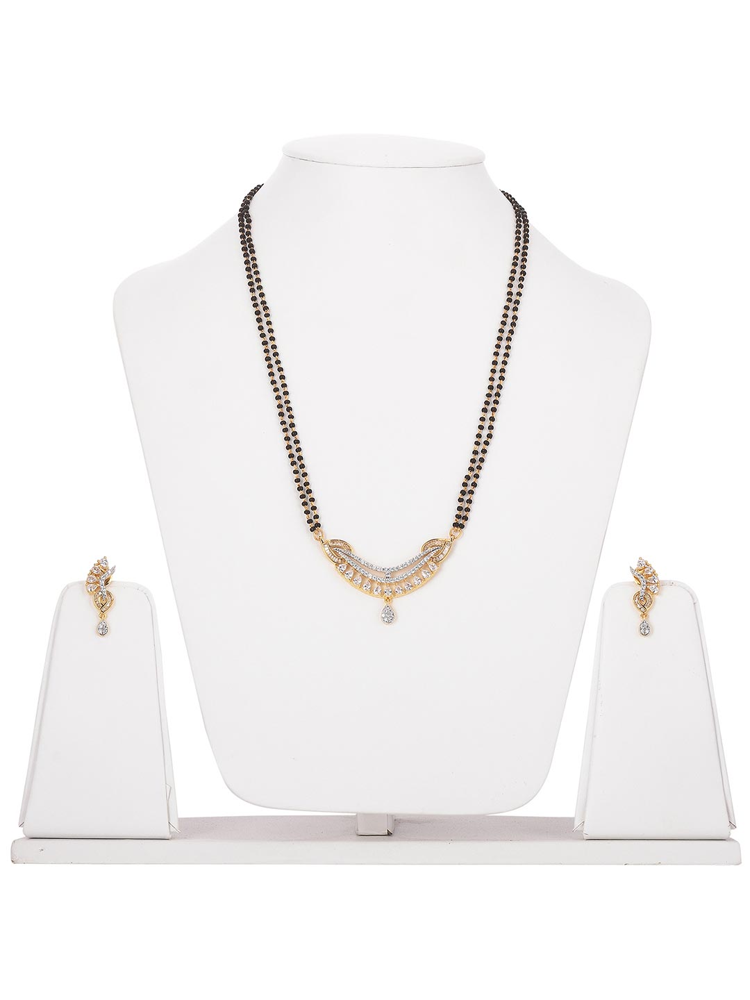Designer Two Tone Plated Mangalsutra Set
