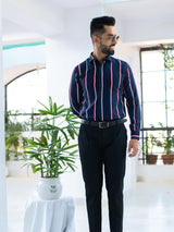 Charlie Stripes Giza Cotton Shirt