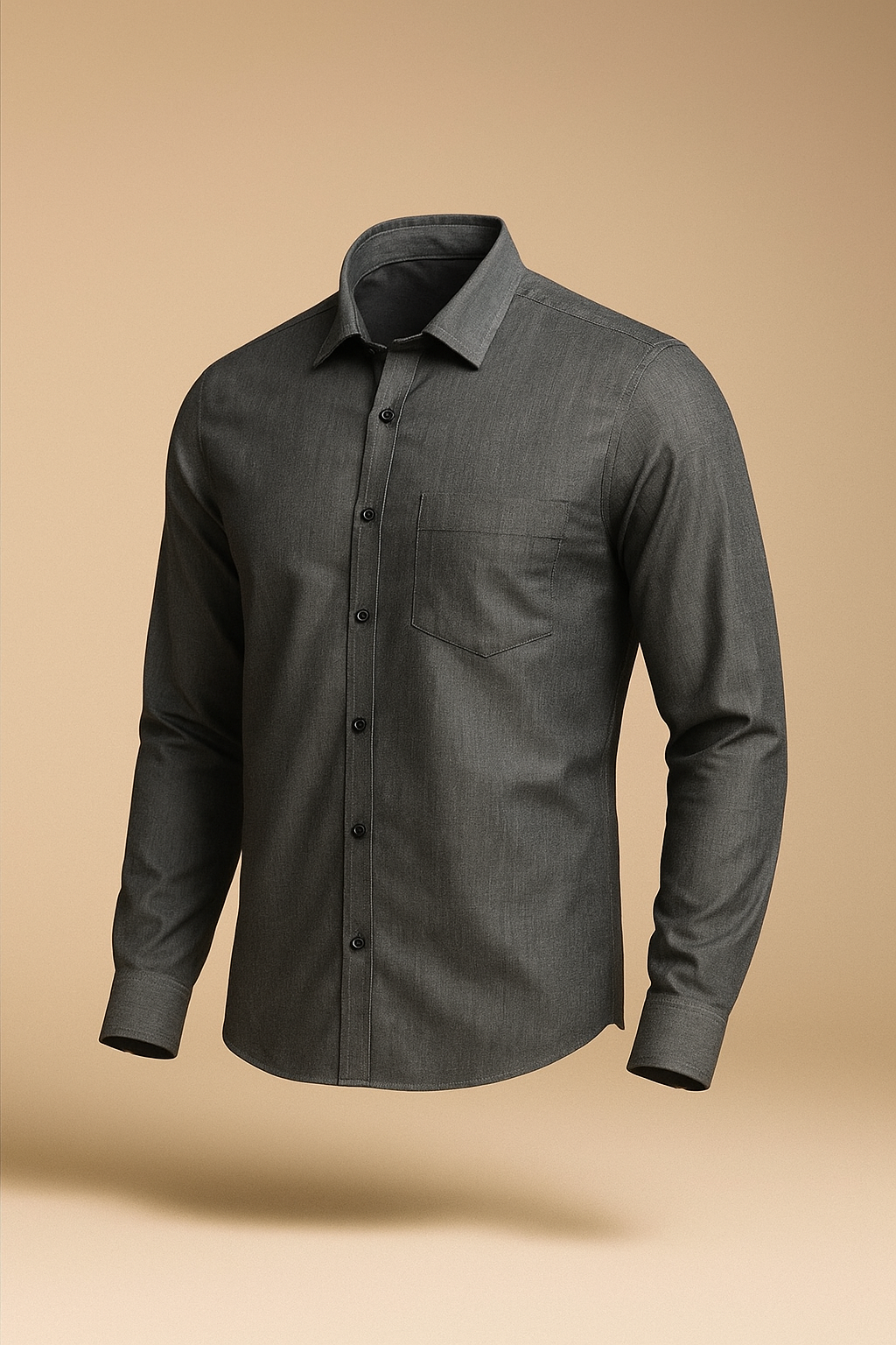 Black Solid Shirt