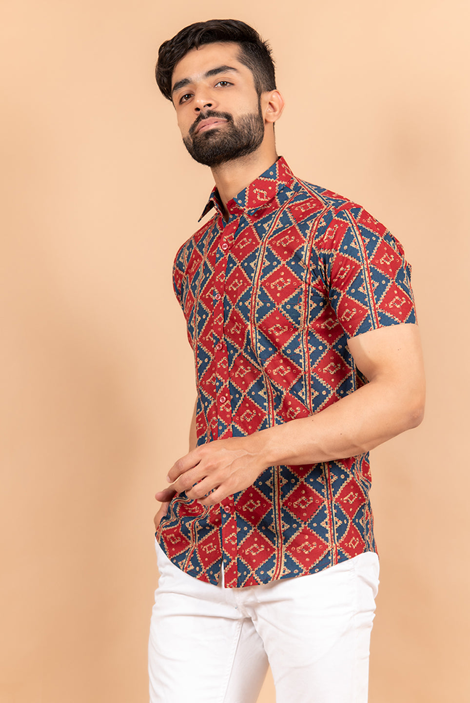 Buy Sanganeri Shirts For Men: Tistabene | Flat 20% Off - Tistabene
