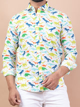 Multi color Wildlife printed Full sleeve shirt