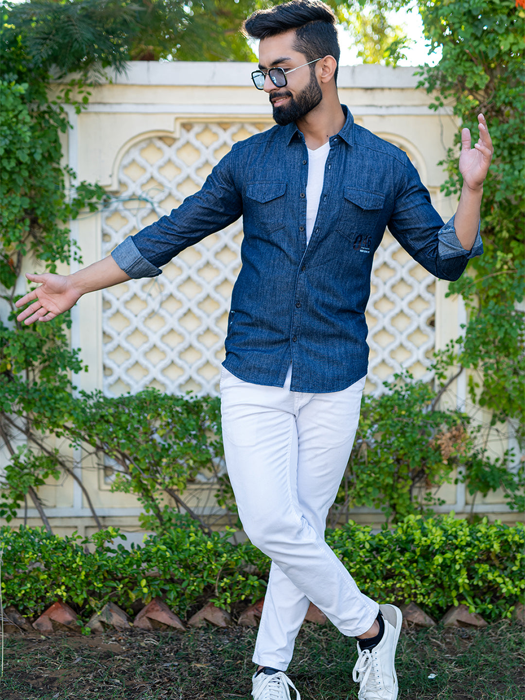 Summer Outfits With Linen And Denim | an indigo day