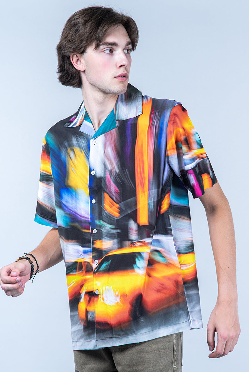oversized printed shirts for men