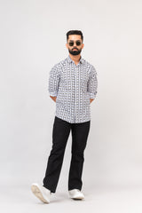 Classic Sanganeri Elephant Printed Shirt For Men