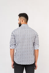 Classic Sanganeri Elephant Printed Shirt For Men