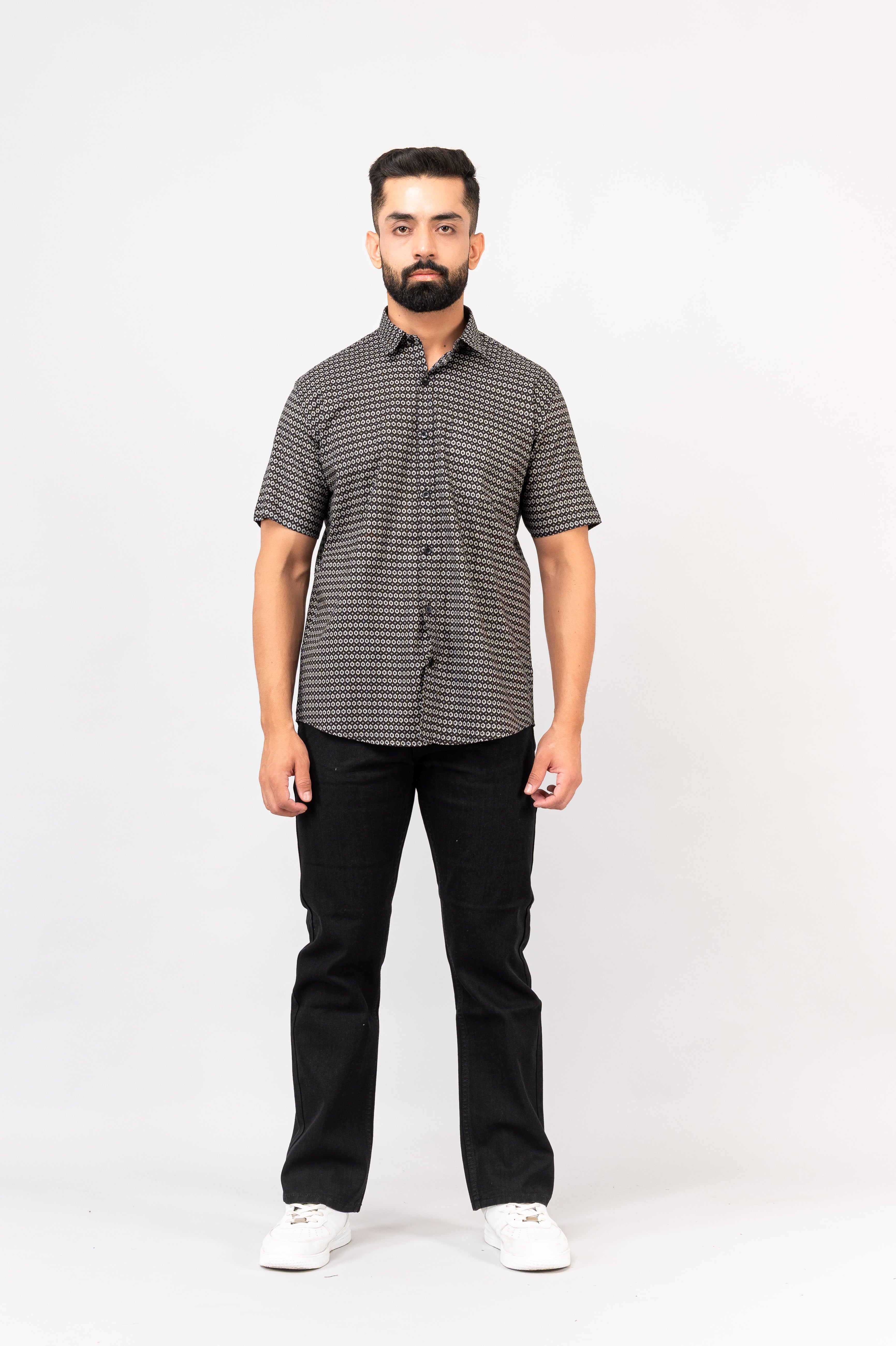 Black Sanganeri Shirt