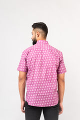 Onion Pink Sanganeri Shirt