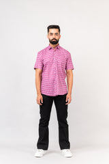 Onion Pink Sanganeri Shirt