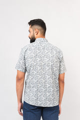 Grey Sanganeri Shirt