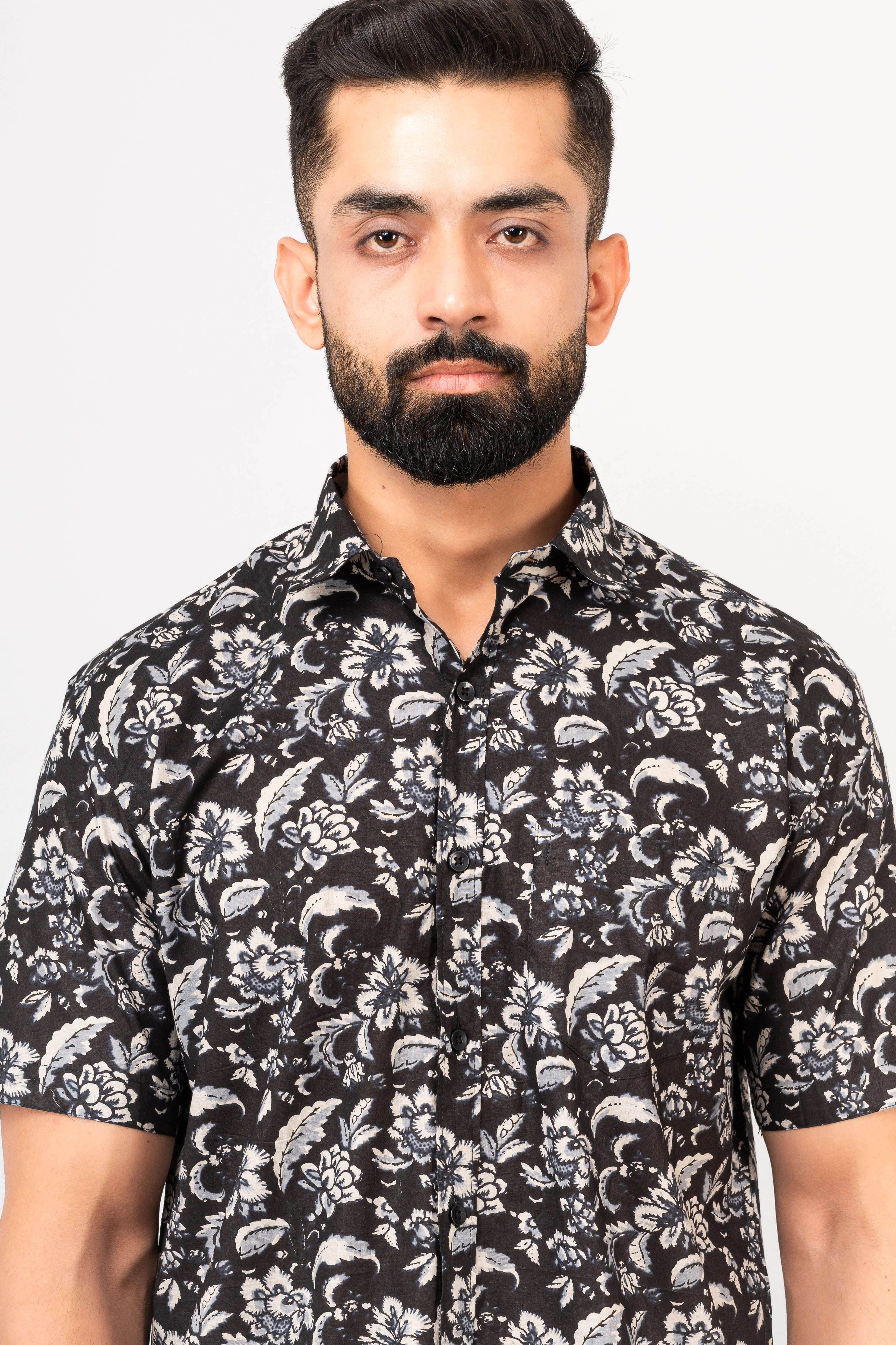 Black Sanganeri Shirt