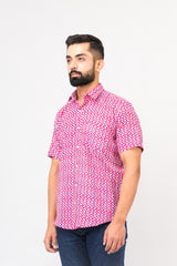 Pink Sanganeri Shirt