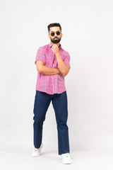 Pink Sanganeri Shirt
