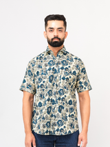 Tistabene Magenta Full Sleeves Sanganeri Shirt