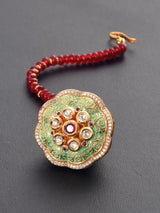 Traditional Enamelled Borla Maang Tikka