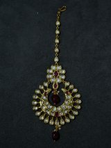 Traditional Kundan Meena Tikka Maang Tikka