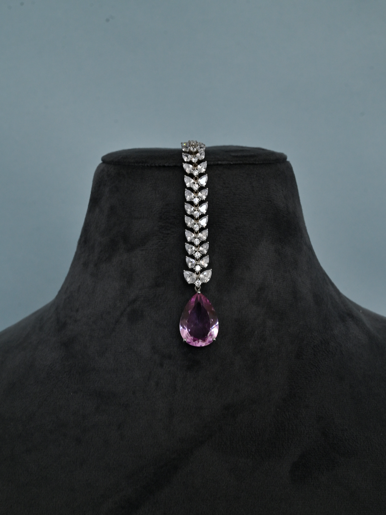 Contemporary Colored Stone Maang Tikka