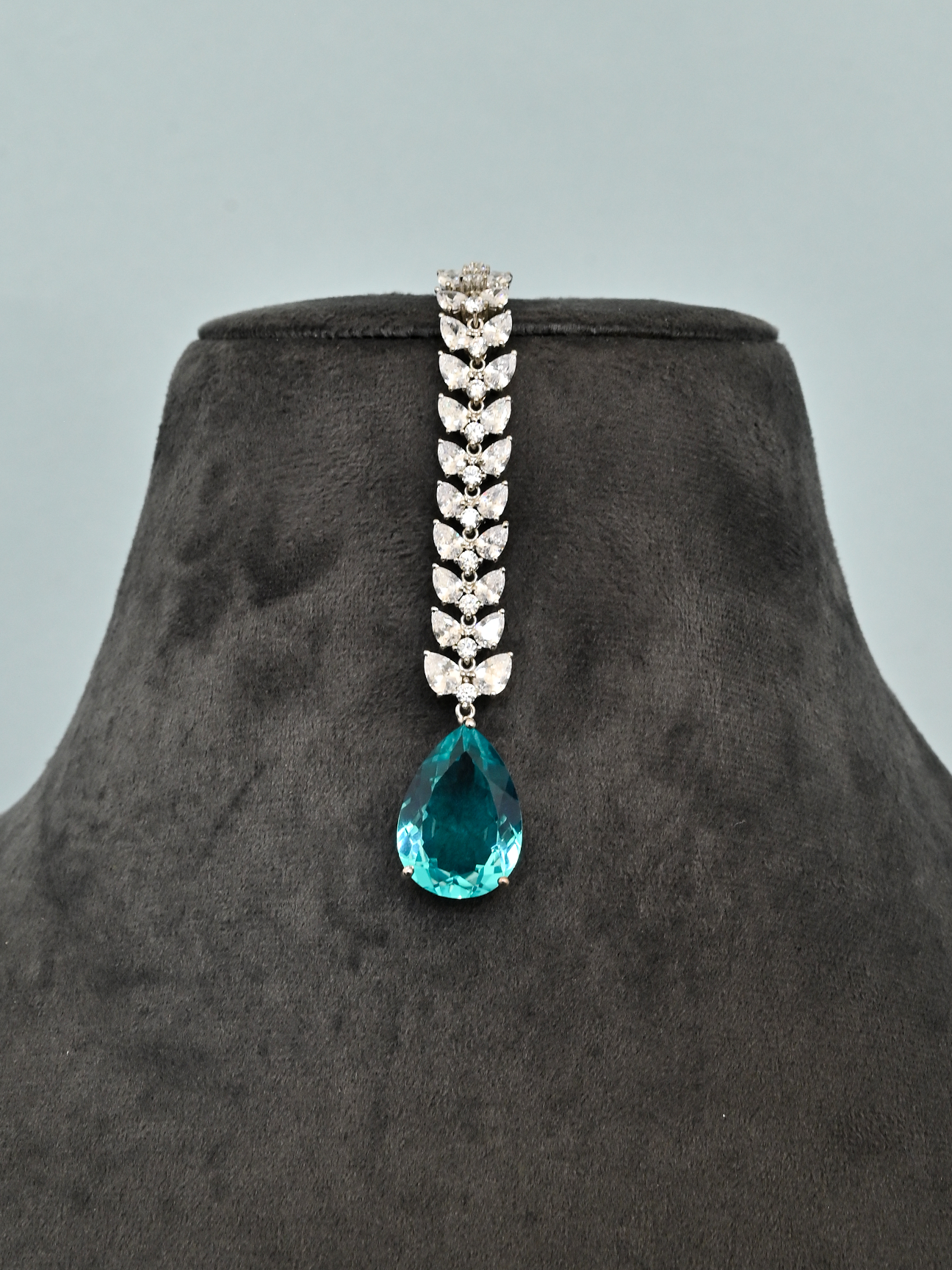 Contemporary Colored Stone Maang Tikka