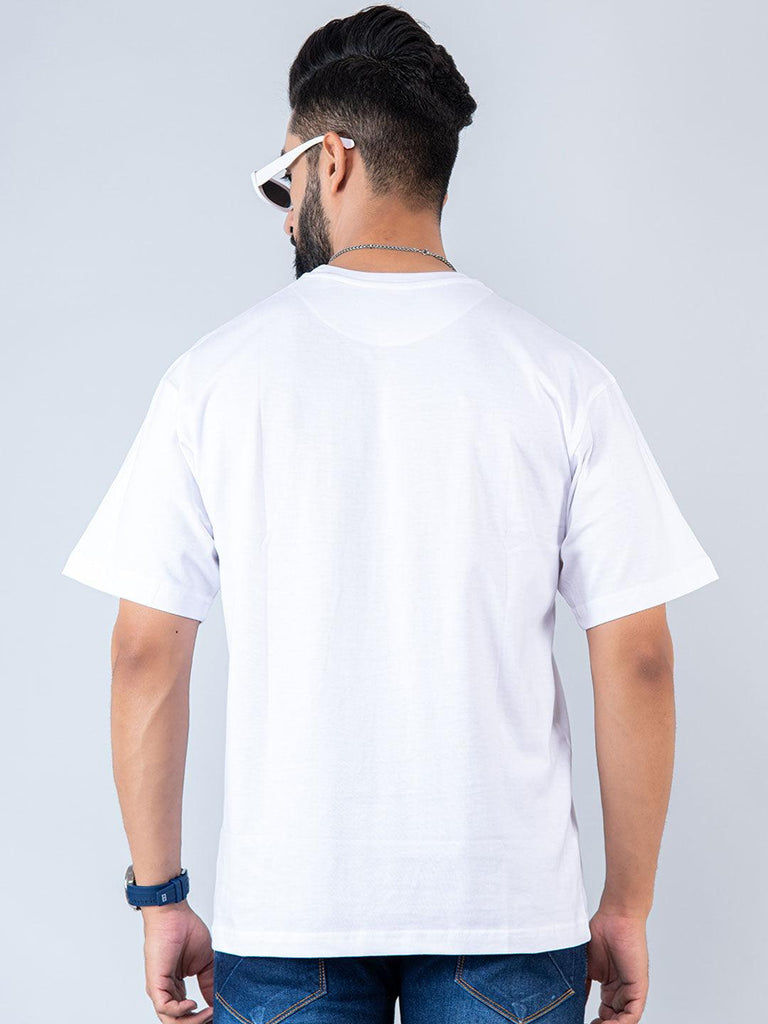 White Oversized Cotton T-shirt - Tistabene