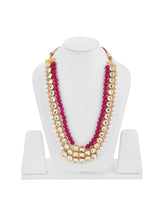 Traditional Beaded Kundan Meena Necklace