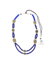 Western Blue Modern Necklace