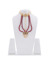 Traditional Beaded Long Necklace