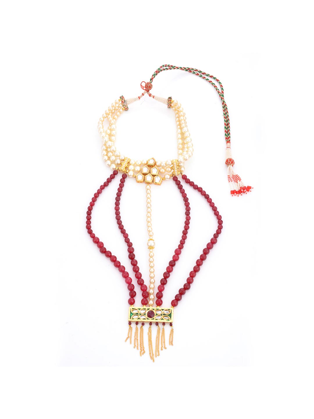 Traditional Beaded Long Necklace