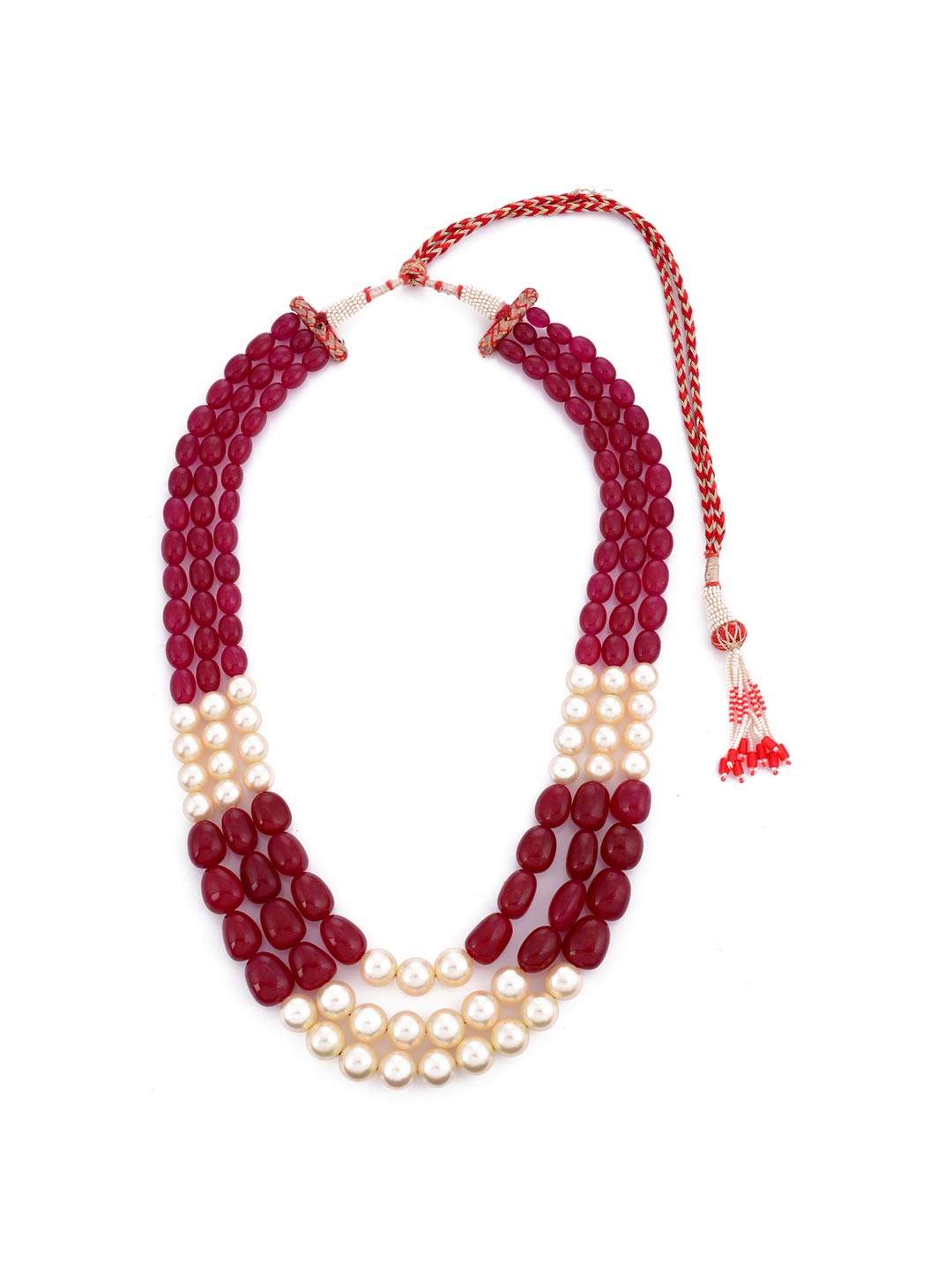 Traditional Manak and Moti Necklace