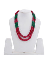 Hand Woven Beaded Panna Manak Necklace