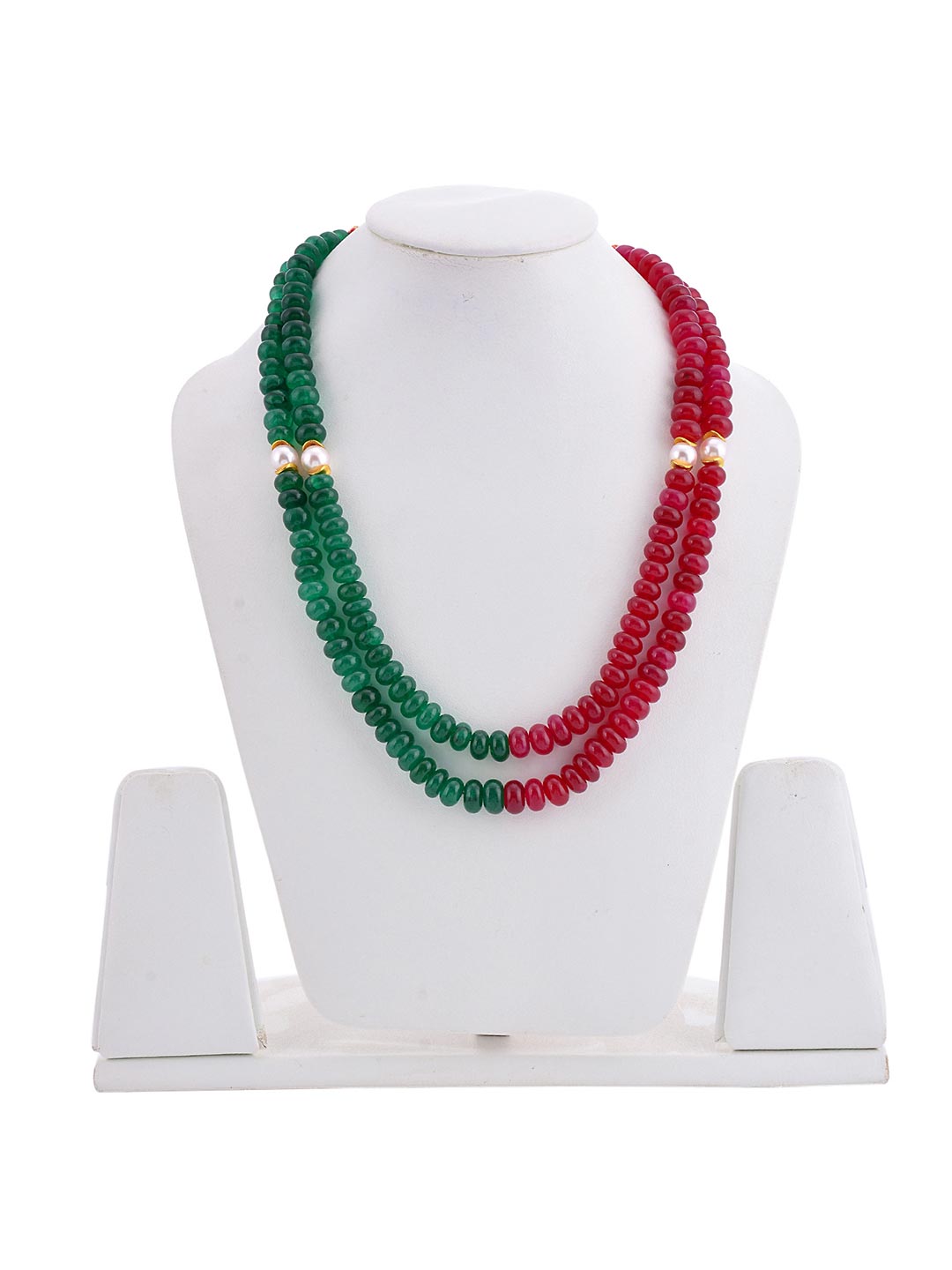Hand Woven Beaded Panna Manak Necklace