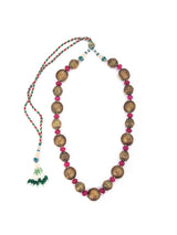 Traditional Antique Beaded Single Stranded Necklace
