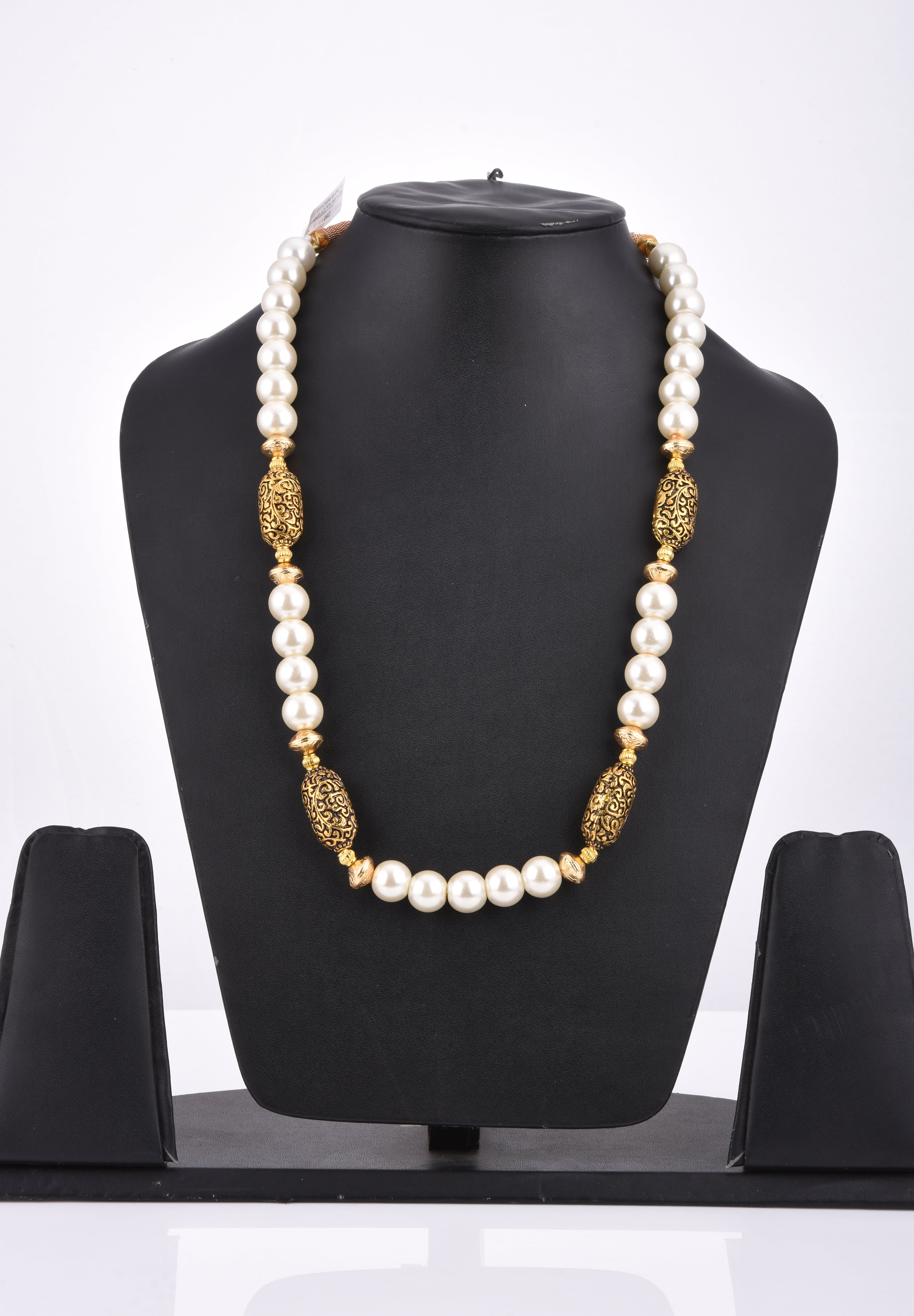 Traditional Pearls Antique Beaded Necklace