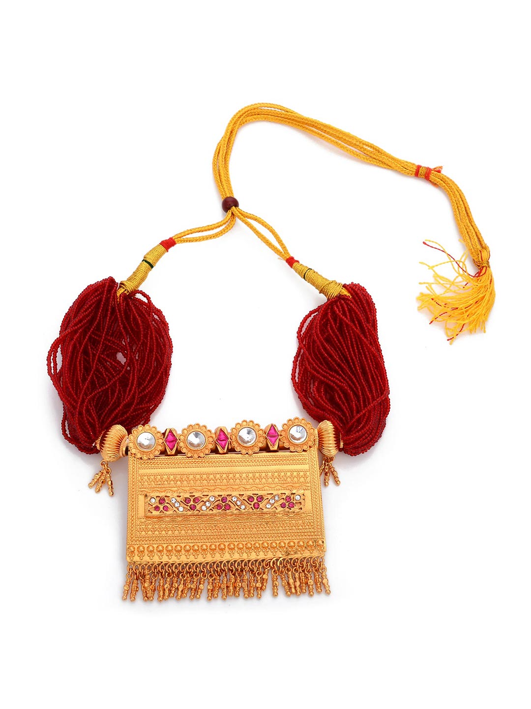 Rajasthani Choker Hand Made Gold Plated Necklace