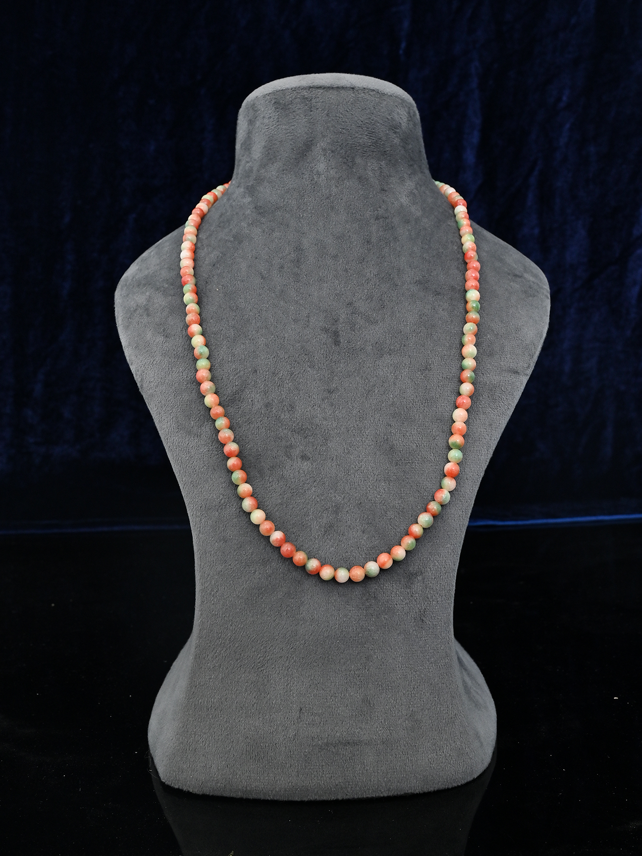 Classic Bi Colored Single Stranded Beaded Mala