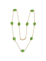 Contemporary Western Style Colored Stone Necklace