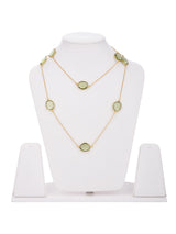 Contemporary Western Style Colored Stone Necklace