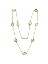 Contemporary Western Style Colored Stone Necklace