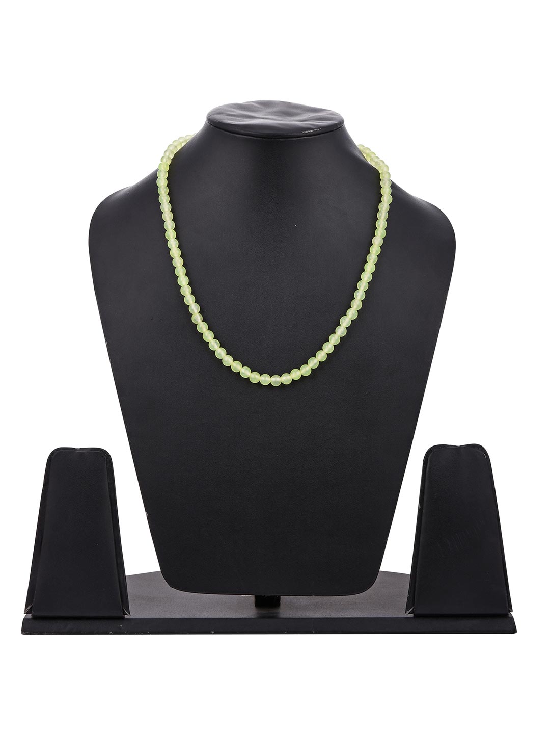 Single Stranded Classic Green Beaded Necklace