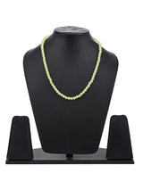 Single Stranded Classic Green Beaded Necklace